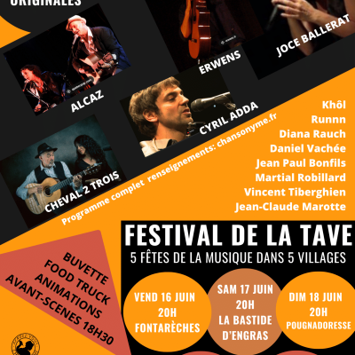 Affiche festival de la Tave 2023