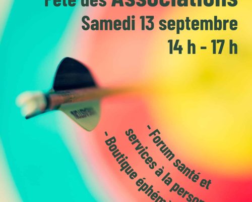 Affiche fete des associations 2025